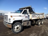 1995 CHEVROLET KODIAK T/A Dump Truck, Caterpillar 3116 Diesel, Manual Transmission, Hendrickson