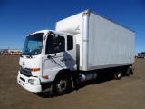 2012 VOLVO UD S/A Van Body Truck, Diesel, Automatic, Spring Suspension, 20.5' Box, Swing Open Doors,