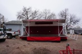 2000 Homemade T/A Towable Stage, 24' x 7' x 12' Tall, 11' Wide Fold Down Side (When Stage is Open),