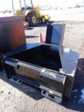 New Concrete Placement Bucket To Fit Skid Steer Loader