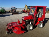2011 Steiner 430-21D 4WD Tractor, Kubota 3-Cylinder Diesel, 60in Front Deck Mower, 60in Snow Plow,