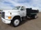 1995 FORD F800 S/A Dump Truck, Diesel, Automatic, Spring Suspension, 13' Dump Box, 26,000 LB GVWR,