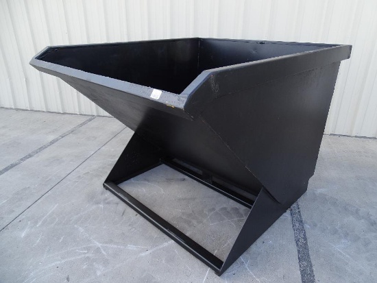 Kit New 2-Cubic Yard Trash Hopper to Fit Skid Steer Loader