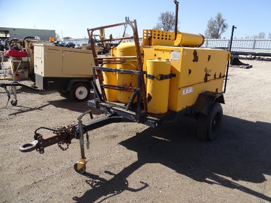 1996 PELSUE Towable Power Unit, Kohler 10,000 Watt Generator, Gas, Pintle Hitch, Hour Meter Reads: