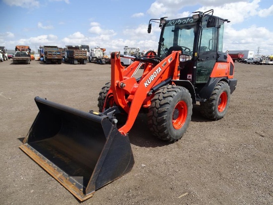 2015 Kubota R630 Articulating Wheel Loader, A/C Cab, 4-Cylinder Turbo Diesel, Hydrostatic