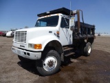 1995 INTERNATIONAL 4800 S/A AWD Dump Truck, DT466 Diesel, Automatic, Spring Suspension, 10' Dump Box