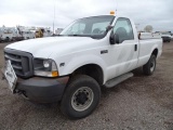 2002 FORD F250 XL Super Duty 4x4 Pickup, Triton V8 5.4L, Automatic, Side Toolboxes