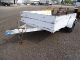 1984 MAXEY S/A Utility Trailer, 47in x 9.5', Ball Hitch (VIN:MM9DV10C9E1JH1910