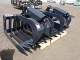 Stout New 72in Brush Grapple Attachment To Fit Skid Steer Loader