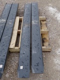 Set of 7' Pallet Fork Extensions, 6in Wide