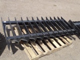 New Root Rake Attachment To Fit Skid Steer Loader