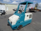 Tennant 235 Ride-On Sweeper, Propane Powered, County Unit, Hour Meter Reads: 319, S/N: 2351541