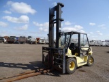 Hyster Model H155XL Forklift, Enclosed Cab, Perkins Diesel, 15,000 LB Capacity, 212in Lift Height,