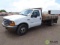 2000 FORD F350 XL Flatbed Truck, Power Stroke V8 Diesel, 7.3L, 5-Speed Transmission, 12' Bed, Dually