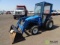 New Holland 1925 4WD Tractor/Loader, Model 7308 Loader Assembly, Soft Cab, PTO, 3-Pt, Hour Meter