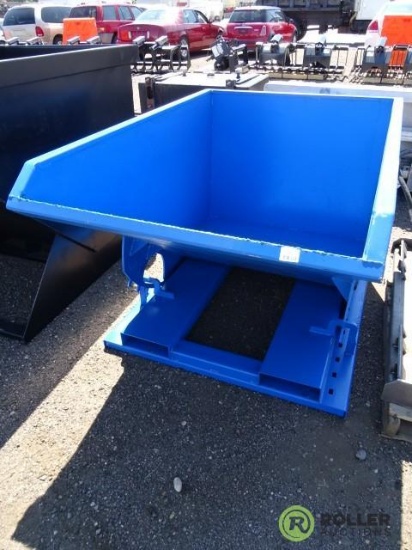 Kit New 1-Cubic Yard Stackable Self Dumping Hopper, 4000 LB Capacity