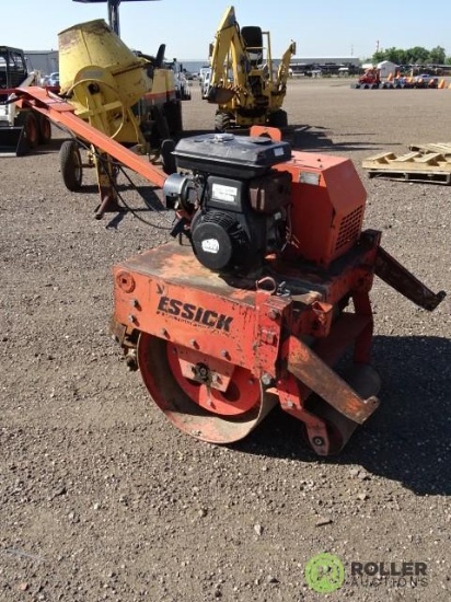 Essick Tailgate Asphalt Roller, Gas Engine, 30in Drum