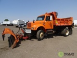 1999 INTERNATIONAL 4800 AWD S/A Dump Truck, DT466E Diesel, 10-Speed Transmission, Spring Suspension,