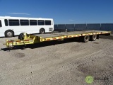 2000 TRAIL KING TKT32 T/A Tilt Bed Equipment Trailer, Duals, 8' x 30' Deck, Pintle Hitch, County