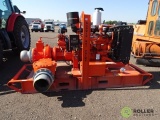 Godwin Model CD250 Skid Mounted 10in Pump, John Deere 6-Cylinder Diesel, w/ Discharge & Suction