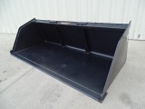 New Tomahawk 84in Snow/ Mulch Bucket To Fit Skid Steer Loader