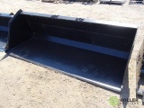 New 90in Snow/Mulch Bucket To Fit Skid Steer Loader