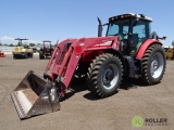 2006 Massey Ferguson 6480 4WD Tractor/Loader, Enclosed Cab w/ Heat & A/C, Dynashift, PTO, 3-Pt, Rear