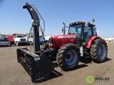 2007 Massey Ferguson 5465 Dyna 4 4WD Agricultural Tractor, Enclosed Cab, PTO, 3-Pt, Perkins Diesel,