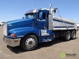 1992 KENWORTH T600 T/A Dump Truck, Caterpillar 3406B Diesel, 15-Speed Transmission, 8-Bag Air Rid