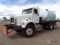 2001 FREIGHTLINER T/A Flatbed Truck, Cummins ISM Diesel, Automatic, Rubber Pad Suspension, 2500