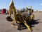 2003 Vermeer RT450 Ride-On Trencher, w/ Backhoe Attachment, 54in Backfill Blade, Offset Boom,