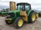 John Deere 6330 4WD Agricultural Tractor, Enclosed Cab w/ Heat & A/C, PTO, 3-Pt, Rear Auxiliary