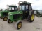 1988 John Deere 2355 Agricultural Tractor, Enclosed Cab w/ A/C, PTO, Rear Auxiliary Hydraulic Ports,