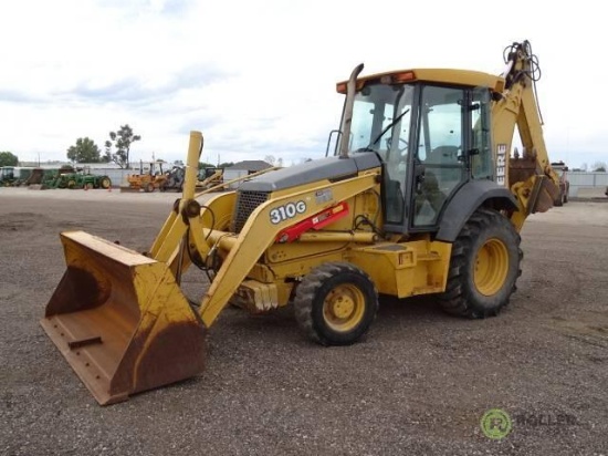 2005 John Deere 310G 4WD Loader/Backhoe, Extendahoe, Front Quick Couper, EROPS, 24in Hoe Bucket, Gas