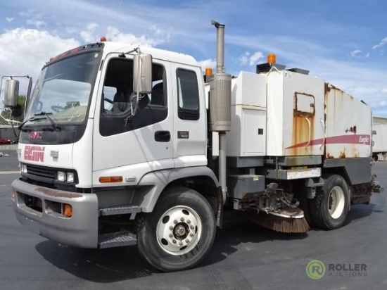 2006 ELGIN EAGLE Street Sweeper, Series F, Mounted On GMC T7500 Chassis, Isuzu Front Diesel Engine,