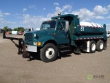 2002 INTERNATIONAL 4900 T/A Dump Truck, 530 Power Diesel, Automatic, Hendrickson Spring Suspension,