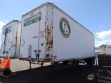 1986 WABASH S/A Van Trailer, 28' x 102in, 40,000 LB GVWR, Spring Suspension, Rollup Back Door,