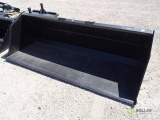 New 90in Snow/Mulch Bucket To Fit Skid Steer Loader