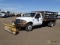 2000 FORD F550 XL S/A 4x4 Super Duty Stakebody Truck, Triton V10 6.8L, Automatic, Meyer 8' Snow Plow