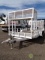 2001 TRRY T/A Equipment Trailer, 7' x 16' Fold Down Ramps, Upper Storage Compartment, Ball Hitch