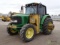 2006 John Deere 6420 4WD Agricultural Tractor, Enclosed Cab w/ Heat & A/C, PTO, 3-Pt, Tiger Rear &