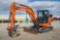 2017 Kubota KX057-4 Hydraulic Excavator, Enclosed Cab w/ Heat & A/C, Thumb Attachment, Auxiliary