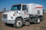 2003 ELGIN Broom Bear Street Sweeper, Mounted On Freightliner FL70 Chassis, Caterpillar 3126 Front