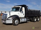 2011 INTERNATIONAL PROSTAR Plus T/A Dump Truck, Maxx Force Diesel, 10-Speed Transmission, 4-Bag Air