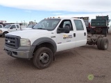 2005 FORD F550 XL Super Duty Crew Cab Cab & Chassis, Powerstroke V8 Turbo Diesel, Automatic,