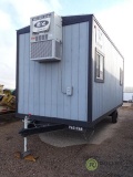 S/A Office Trailer, 8' x 20', (1) Entry Door, Heat, A/C, Electrical, Ball Hitch, Not A Titled Unit