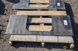 New Brute Universal Quick Attach Plate To Fit Skid Steer Loader