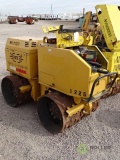 Wacker RT Walk-Behind Trench Compactor, Lombardini Diesel, 32in Double Drums, w/ Remote, Hour Meter