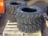 (4) New Maxam 10-16.5 Skid Steer Tires, 10-Ply