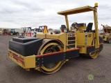 1998 Hypac C766C Vibratory Roller, 66in Double Drums, Front & Rear Water Tanks, Spray Bars, Cummins
